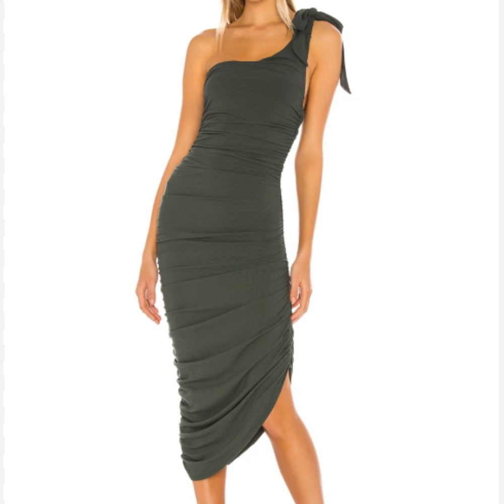 Majorelle Montreal Dress in Moss Green, Medium, New with Tags